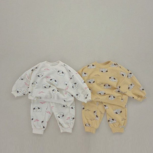 Soybean Puppy Set <Cream/Mustard> *XS~XL*