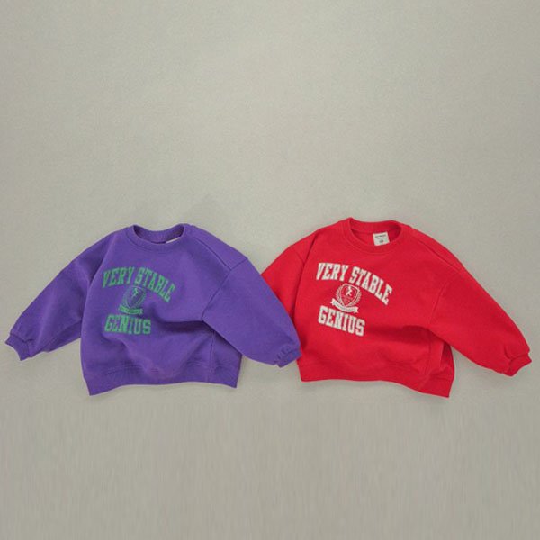 Soybean Genius Sweatshirt <Red/Purple> *XS~JM*