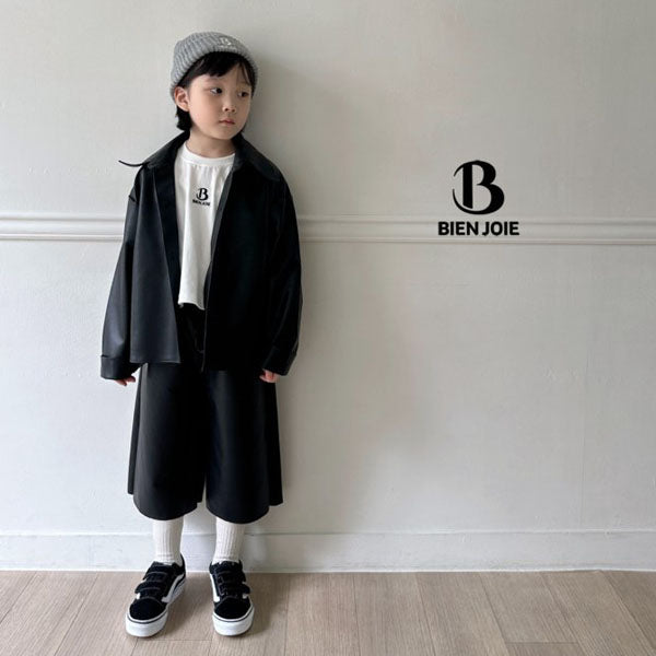 BienJoie Touch Leather Pants <Black> *S~5XL*