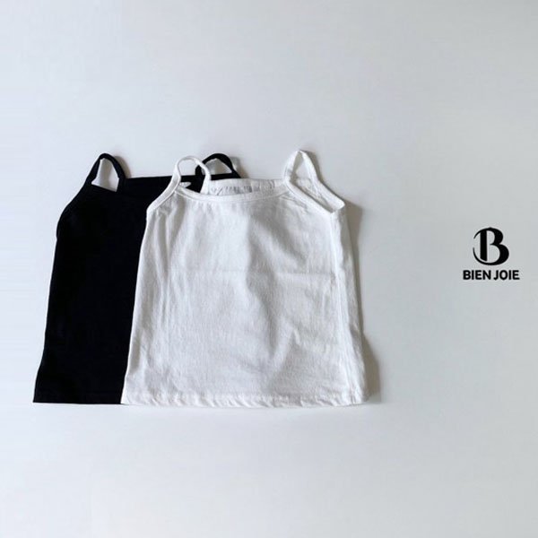 BienJoie Plain Sleeveless <Ivory/Black> *S~5XL*